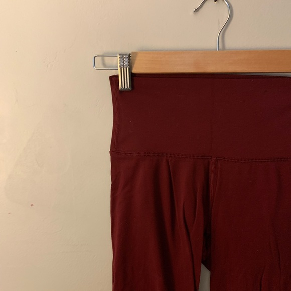 Burgundy lounge leggings